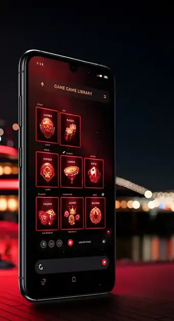 Interface de la ludothèque Starcasino affichant une variété de jeux populaires et des filtres de recherche intuitifs.